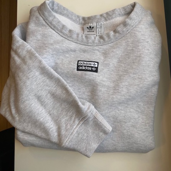 Women's Adidas Crewneck Gray - Picture 1 of 1